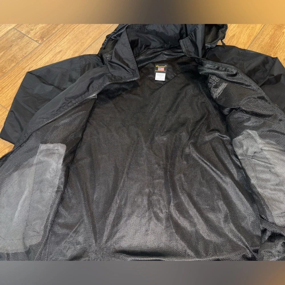 Cheneral Seattle Embroidered -black Zip Up Jacket |medium -Removable Hood USA